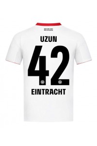 Eintracht Frankfurt Can Uzun #42 Voetbaltruitje Uit tenue 2025-26 Korte Mouw